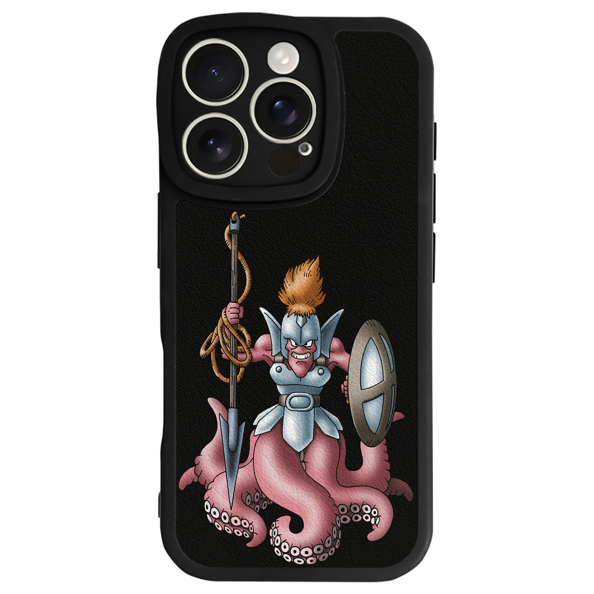 （画像用） ドラゴンクエスト Doragon Kuesuto Dragon Quest 【iPhone 16シリーズ対応】シリコンスマホケース（レザー調） 材質：シリコン